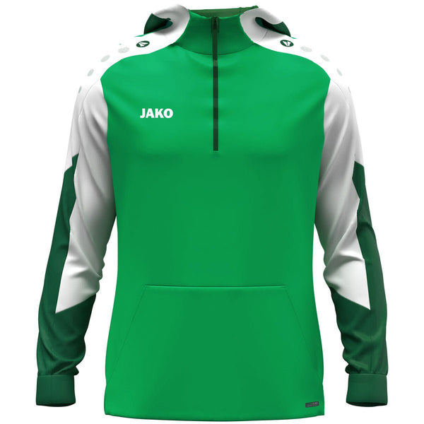 JAKO Zip Hoodie Dynamic - grün/weiß/dunkelgrün - Teamdealer