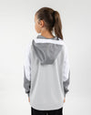 JAKO Zip Hoodie Dynamic - hellgrau/weiß/grau - Teamdealer
