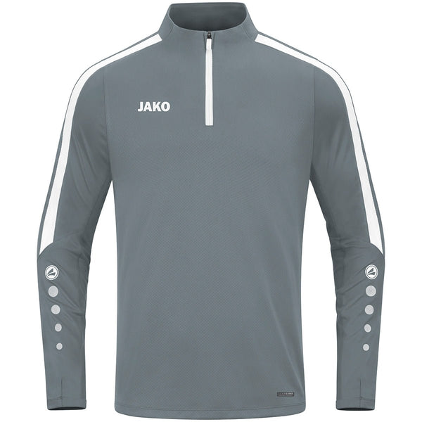 JAKO Ziptop Power - steingrau - Teamdealer