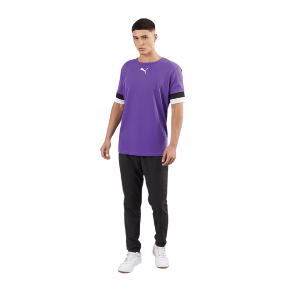 Puma Fußball teamRISE Trikot Herren lila schwarz weiß - Teamdealer