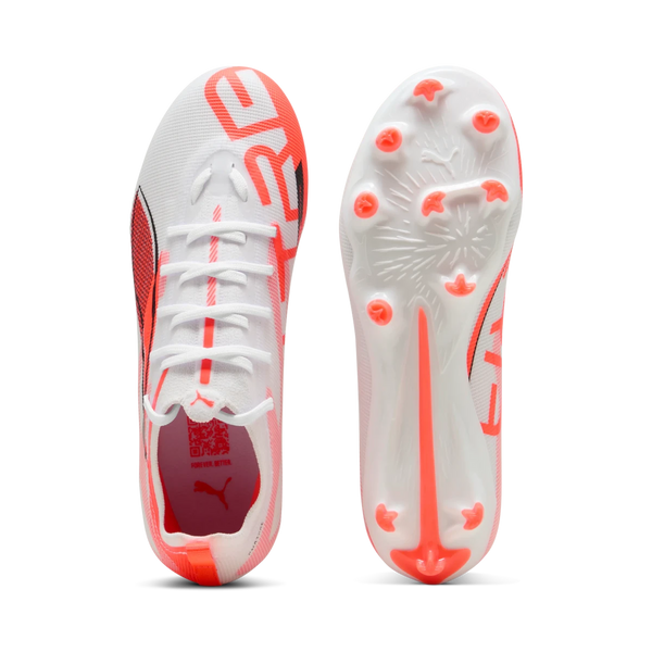 Puma ULTRA 5 PRO FG/AG Jr - weiß/rot - Teamdealer