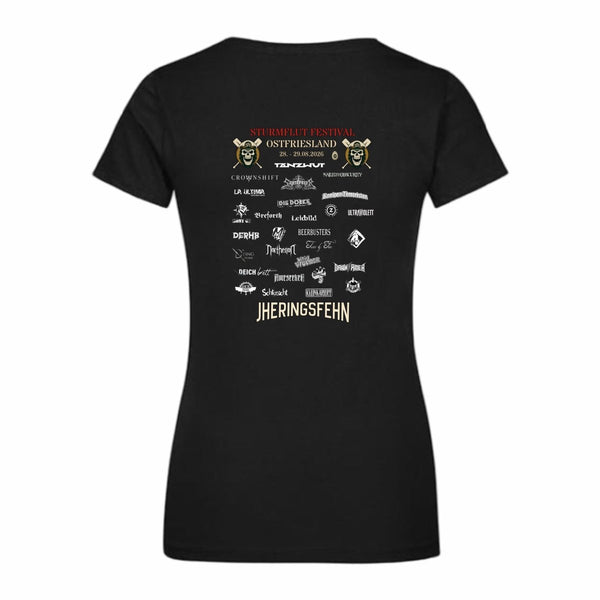 Sturmflut – Offizielles Line - Up Damenshirt - Teamdealer