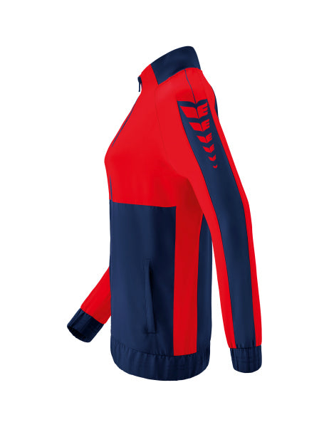 Erima Six Wings Präsentationsjacke - new navy/rot – Bild 3