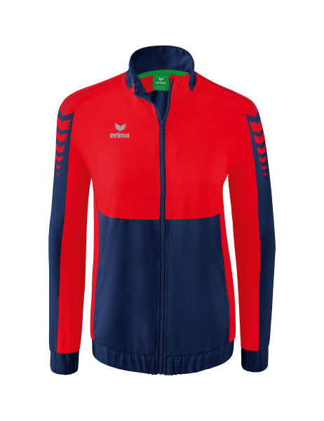Erima Six Wings Präsentationsjacke - new navy/rot – Bild 4