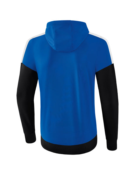 Erima Squad Trainingsjacke mit Kapuze - new royal/schwarz/weiß – Bild 2
