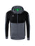 Erima Six Wings Trainingsjacke mit Kapuze - slate grey/schwarz – Bild 1