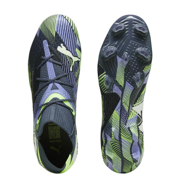 Puma Future 7 Ultimate FG/AG grau weiß fizzy apple – Bild 2