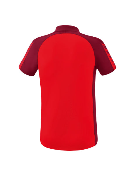 Erima Six Wings Poloshirt - rot/bordeaux – Bild 2