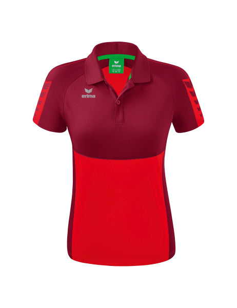 Erima Six Wings Poloshirt - rot/bordeaux – Bild 1