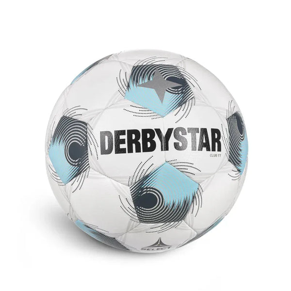 Derbystar FB-CLUB TT v26 Trainingsball – weiß/grau/blau – Bild 1