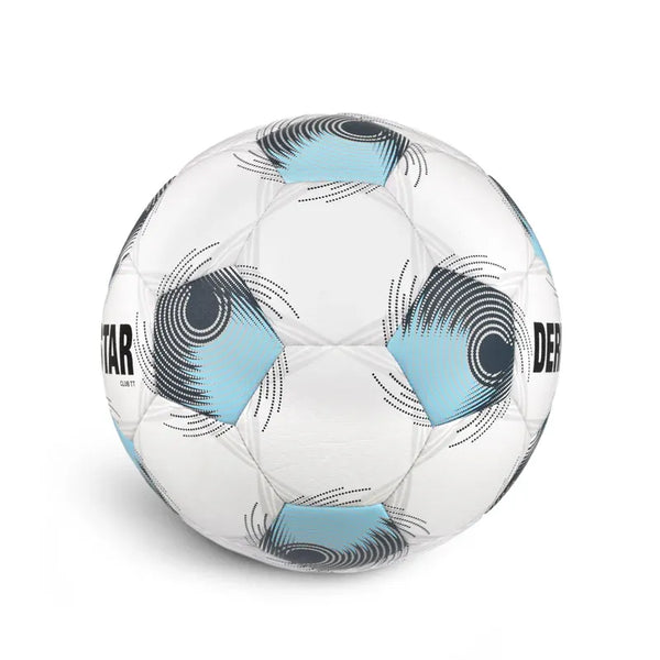 Derbystar FB-CLUB TT v26 Trainingsball – weiß/grau/blau – Bild 2