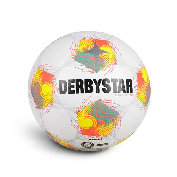 Derbystar FB-CLUB S-LIGHT 290 v26 Jugend Trainingsball weiß/gelb/grün 4 - Rot – Bild 1