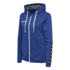 Hummel Authentic Poly Kapuzenjacke Damen blau – Bild 1
