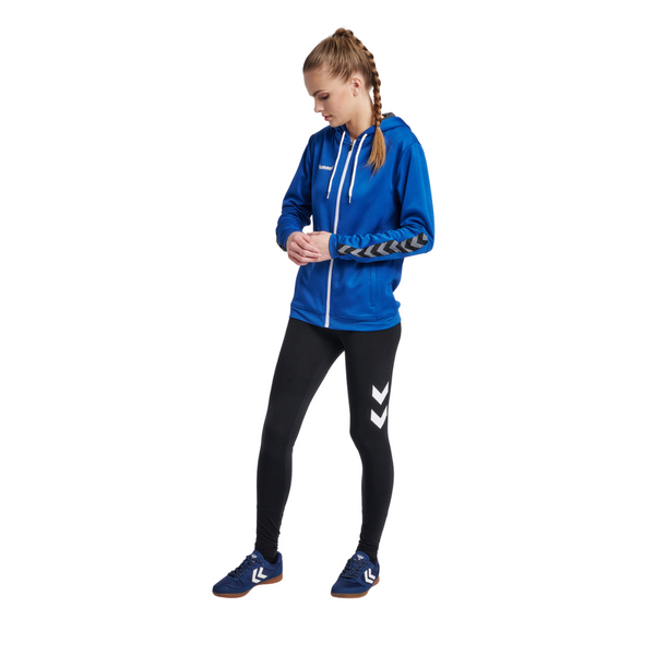 Hummel Authentic Poly Kapuzenjacke Damen blau – Bild 19