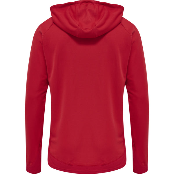 Hummel Lead Poly Hoodie Herren rot – Bild 2