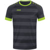 JAKO Trikot Celtic Melange KA - anthrazit/lemon – Bild 2