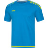 JAKO Fußball Trikot Striker 2.0 Herren Kurzarmshirt hellblau gelb – Bild 1