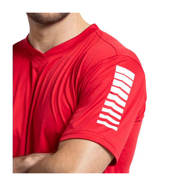 Derbystar Contra Trikot Rot/Weiß – Atmungsaktives Fußballtrikot – Bild 2