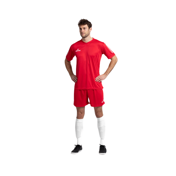 Derbystar Contra Trikot Rot/Weiß – Atmungsaktives Fußballtrikot – Bild 5
