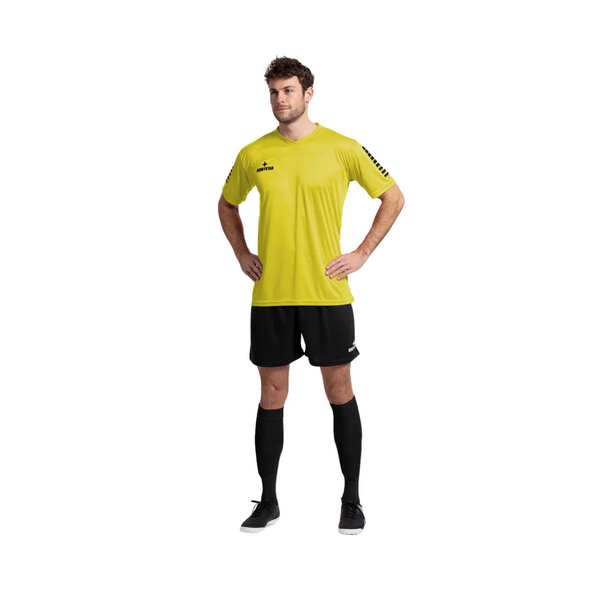 Derbystar Contra Trikot Gelb/Schwarz – Atmungsaktives Fußballtrikot – Bild 2