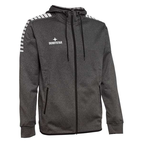 Derbystar Primo Kapuzenjacke - grau schwarz – Bild 5
