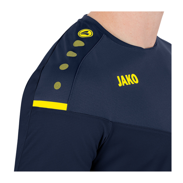 JAKO T-Shirt Champ 2.0 marine/neongelb – Bild 11