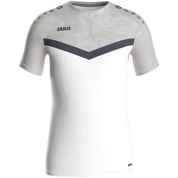 JAKO T-Shirt Iconic - weiß/soft grey/anthra light – Bild 1