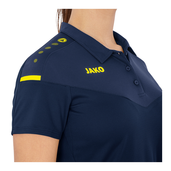 JAKO Damen Polo Champ 2.0 - marine/darkblue/neongelb – Bild 25