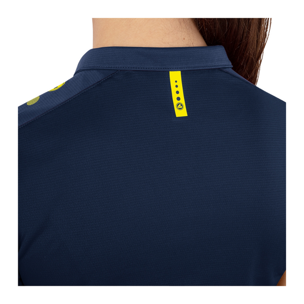 JAKO Damen Polo Champ 2.0 - marine/darkblue/neongelb – Bild 6