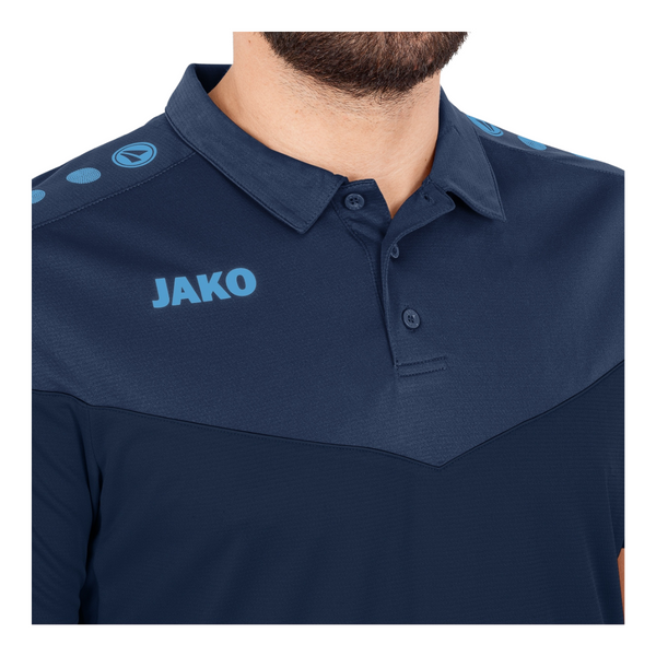 JAKO Polo Champ 2.0 - marine/darkblue/skyblue – Bild 4