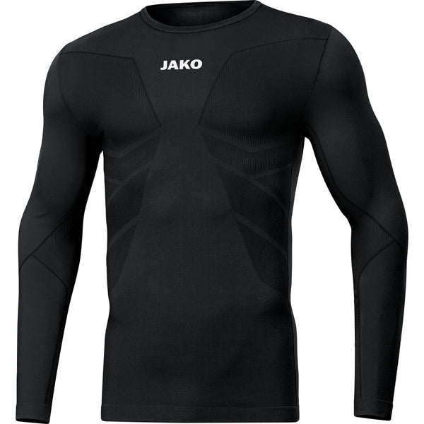 JAKO Longsleeve Comfort Recycelt - schwarz – Bild 1