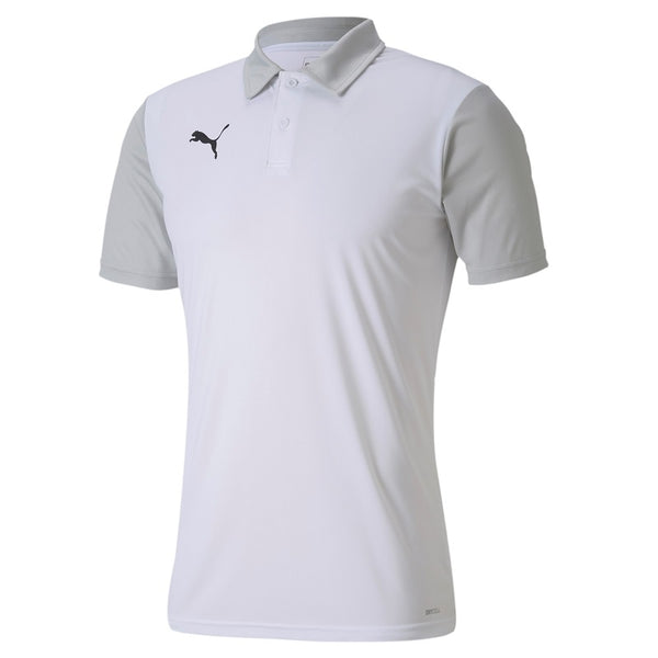 Puma teamGOAL 23 Sideline Poloshirt Herren - weiß/grau – Bild 1