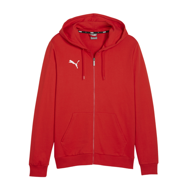 Puma teamGOAL Casuals Hooded Jacke - Rot/Weiß – Bild 6