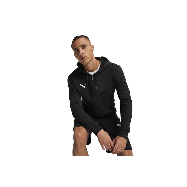 Puma teamGOAL Casuals Hooded Jacke - Schwarz/Weiß – Bild 7