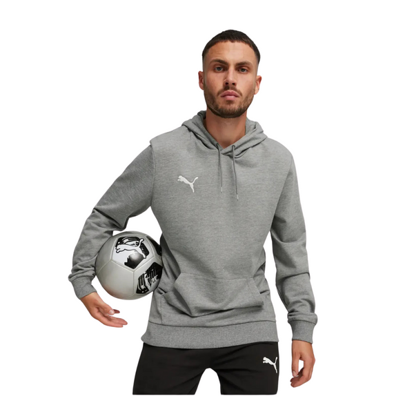 Puma teamGOAL Casuals Hoody - Grau/Weiß – Bild 3
