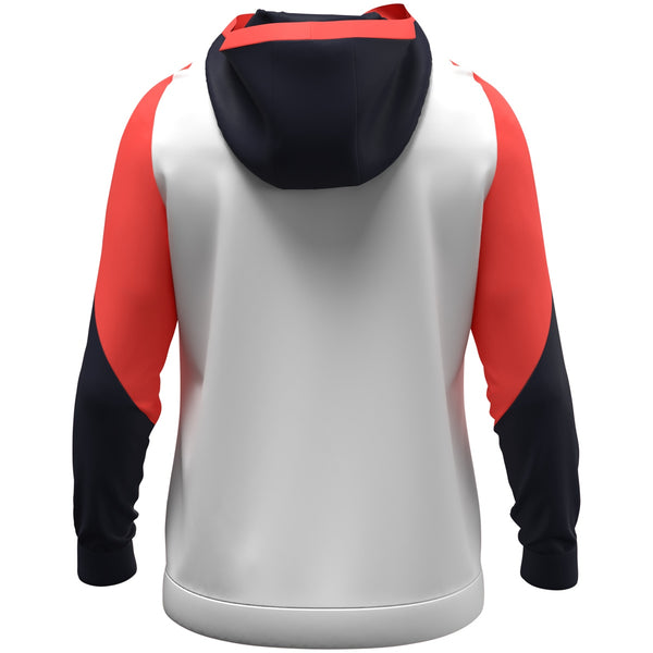 JAKO Zip Hoodie Dynamic - weiß/coral/marine – Bild 4