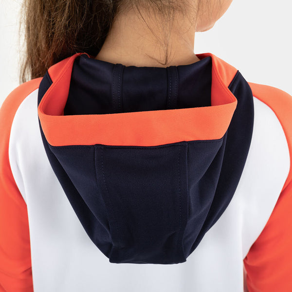 JAKO Zip Hoodie Dynamic - weiß/coral/marine – Bild 7