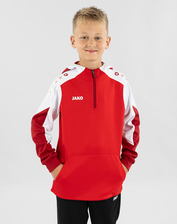 JAKO Zip Hoodie Dynamic - rot/weiß/dunkelrot – Bild 2