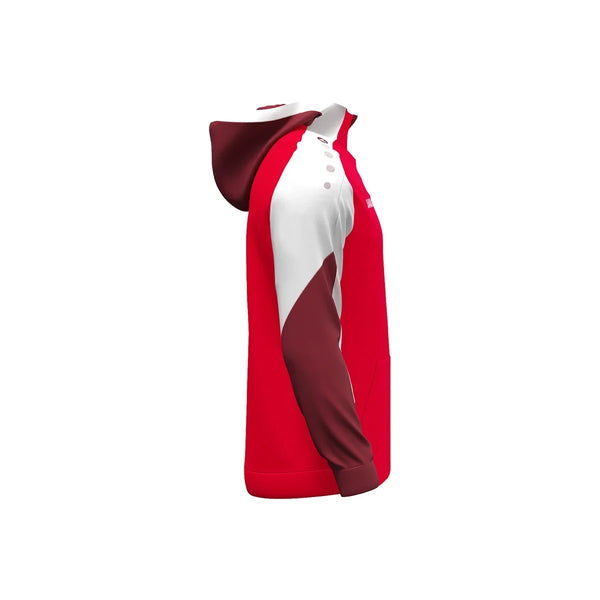 JAKO Zip Hoodie Dynamic - rot/weiß/dunkelrot – Bild 12