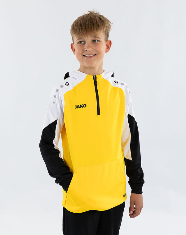 JAKO Zip Hoodie Dynamic - gelb/weiß/schwarz – Bild 2