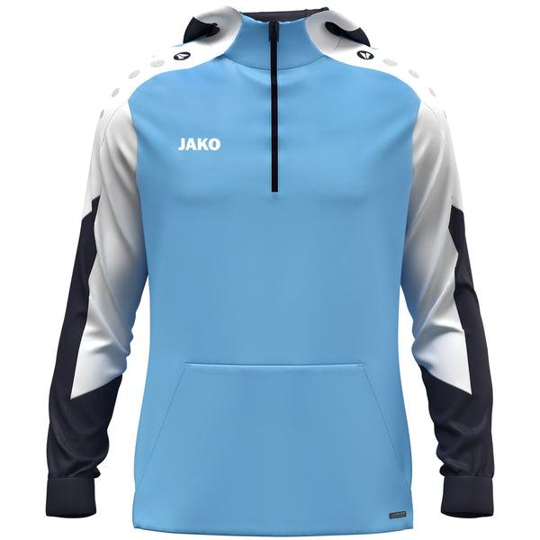 JAKO Zip Hoodie Dynamic - skyblue/weiß/marine – Bild 1