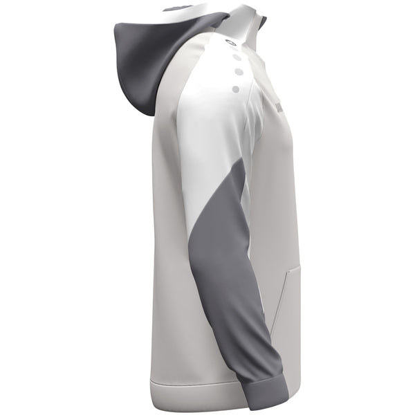 JAKO Zip Hoodie Dynamic - hellgrau/weiß/grau – Bild 6