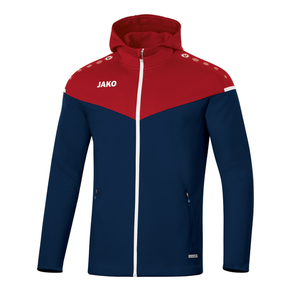 JAKO Kapuzenjacke Champ 2.0 - marine/chili rot - Mehrfarbig – Bild 1