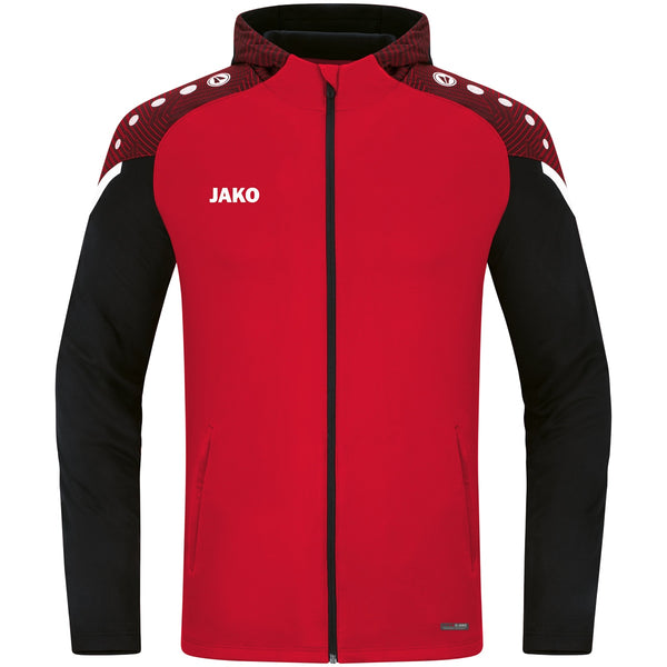 JAKO Kapuzenjacke Performance - rot/schwarz – Bild 2
