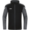 JAKO Kapuzenjacke Performance - schwarz/anthra light – Bild 1