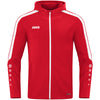 JAKO Kapuzenjacke Power - rot – Bild 3