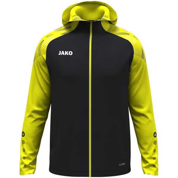 JAKO Kapuzenjacke Sonic - royal/schwarz – Bild 9