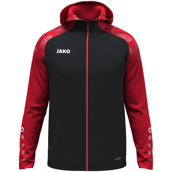 JAKO Kapuzenjacke Sonic - royal/schwarz – Bild 10