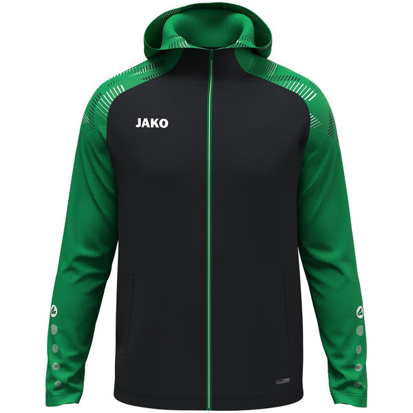 JAKO Kapuzenjacke Sonic - royal/schwarz – Bild 11