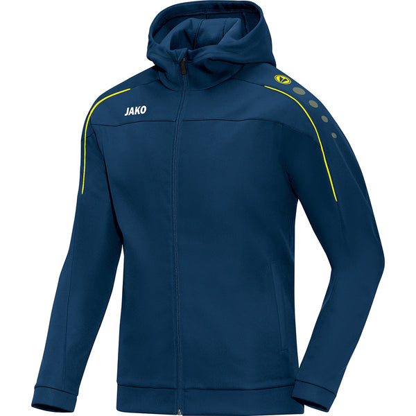 JAKO Kapuzenjacke Classico - nightblue/citro – Bild 3